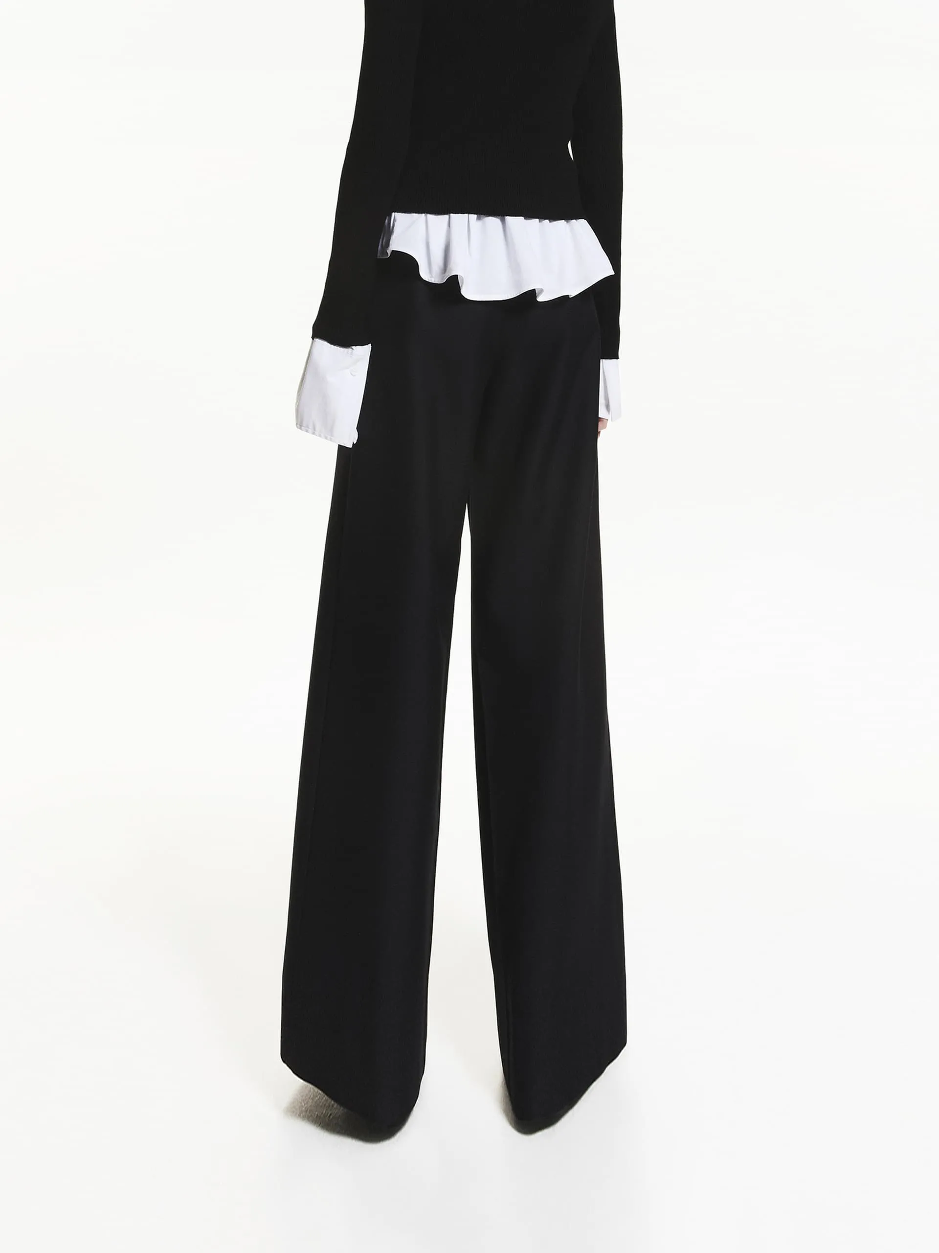 Belted Wide Leg Pants