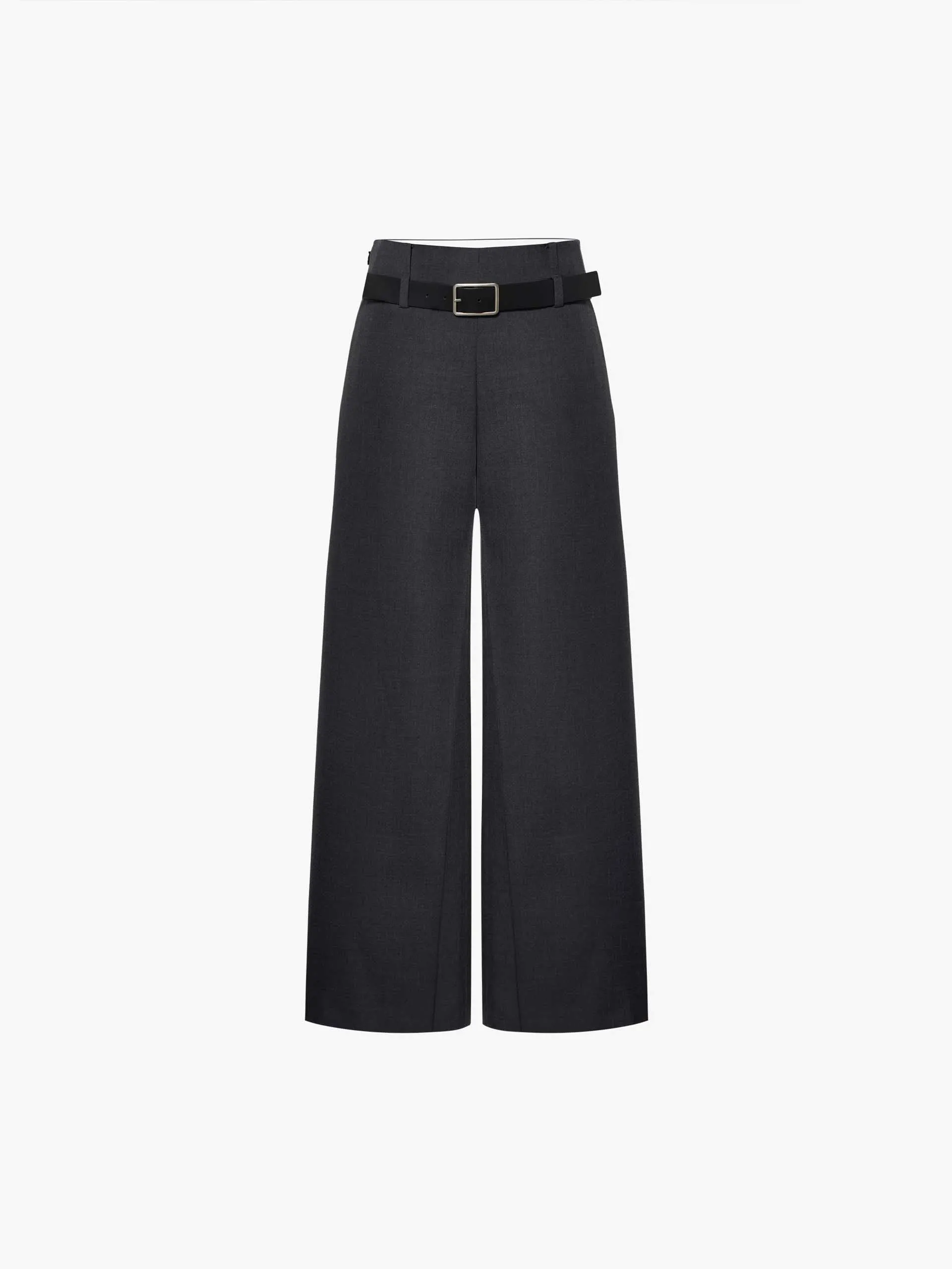 Belted Wide Leg Pants