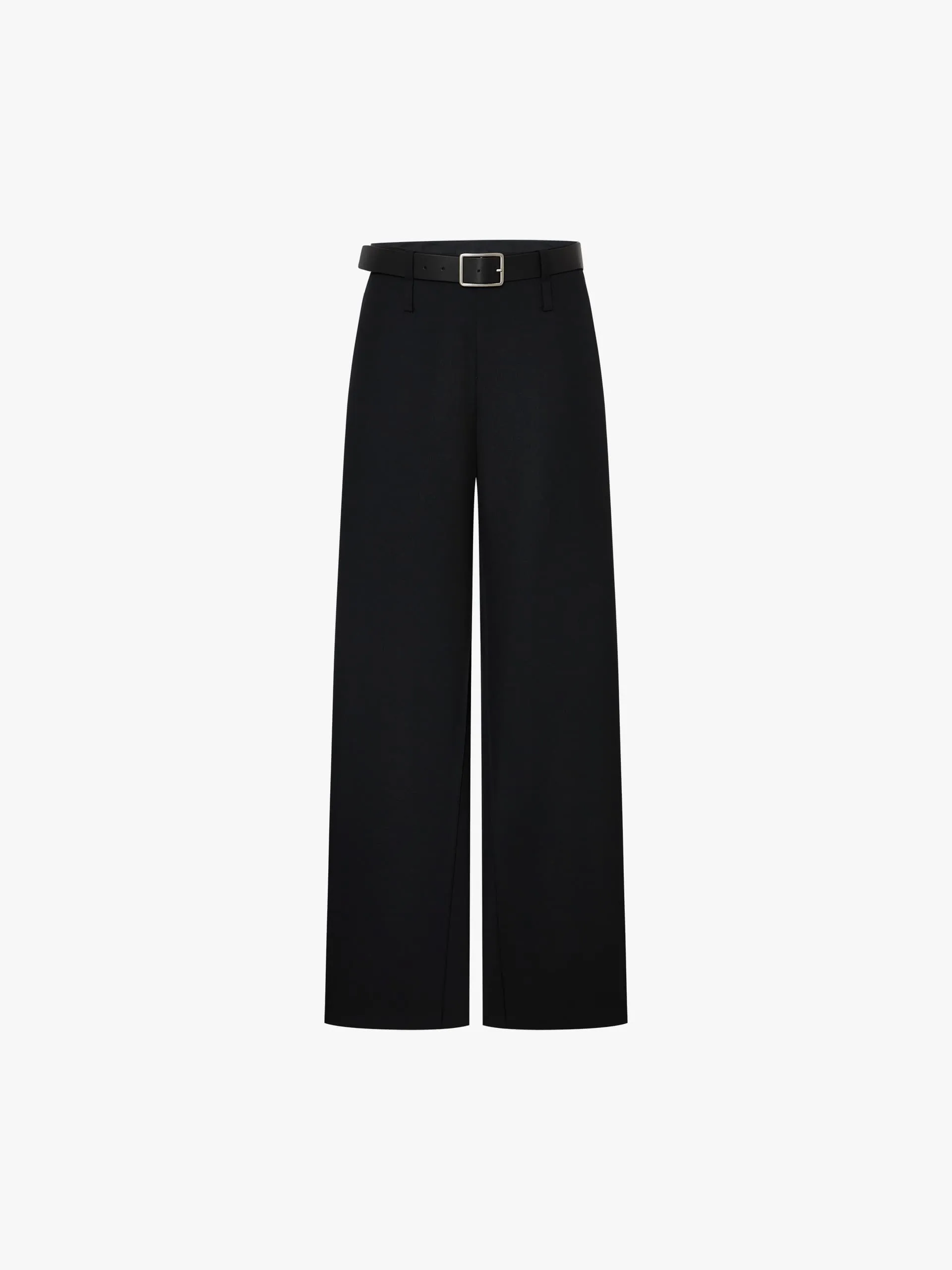 Belted Wide Leg Pants