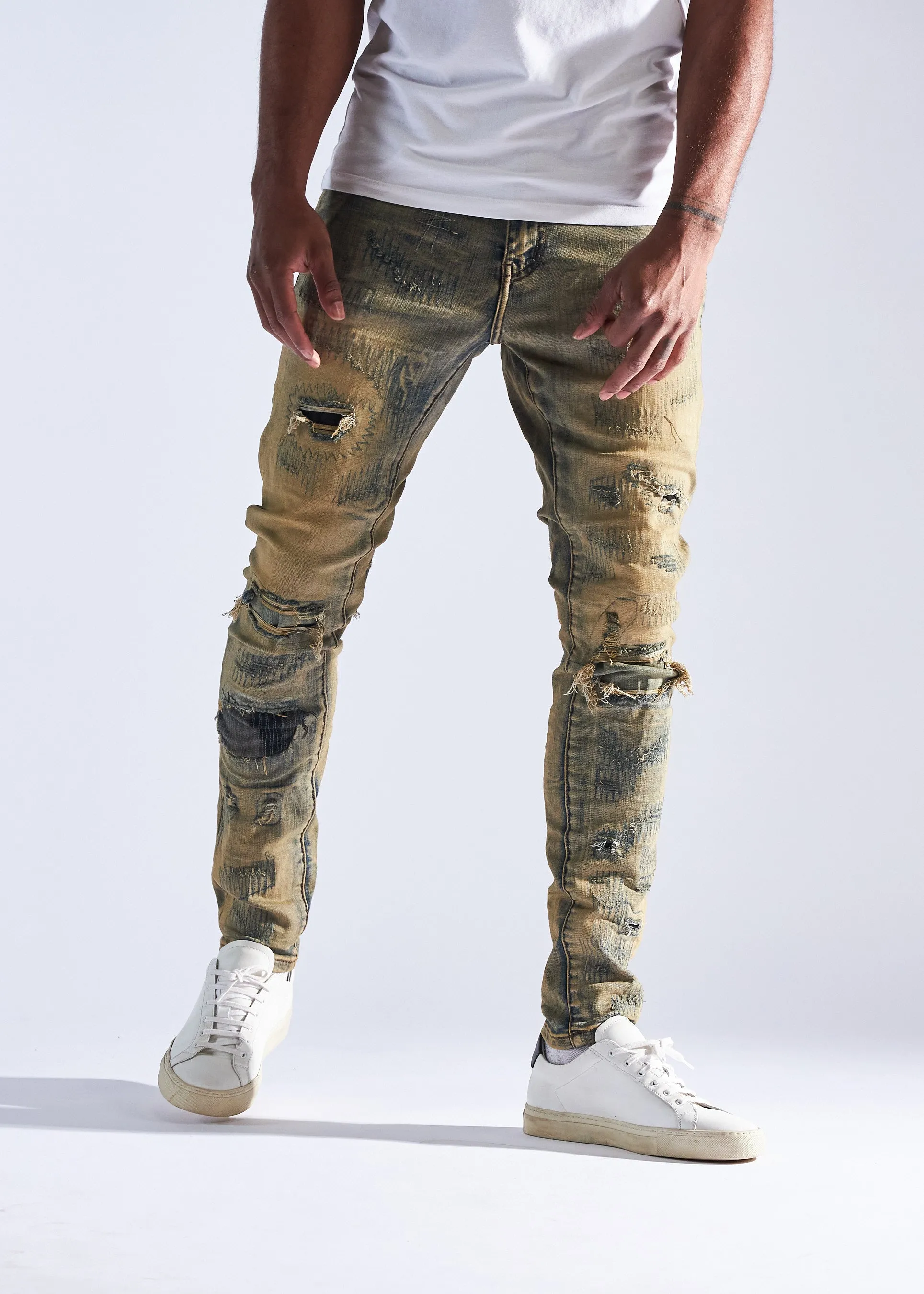Bertha Denim (Sand)