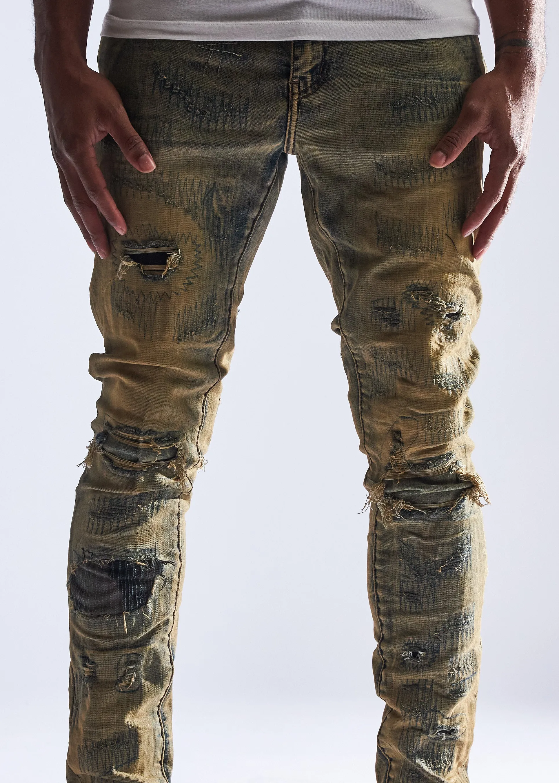 Bertha Denim (Sand)