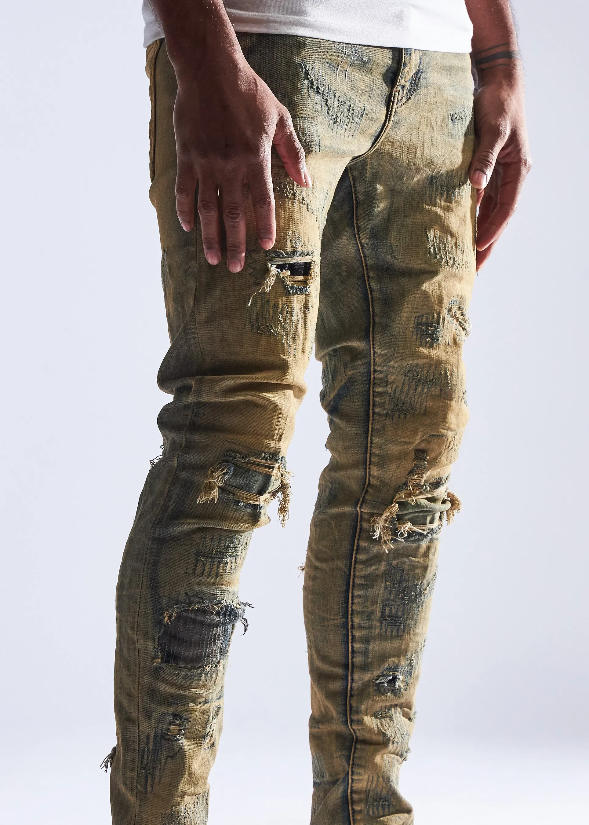 Bertha Denim (Sand)
