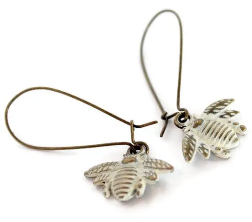 Busy Bee Charm Earrings