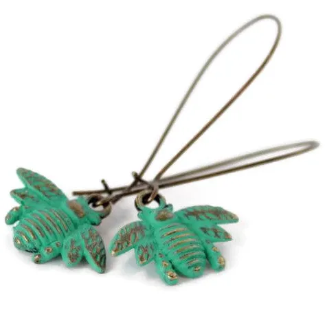 Busy Bee Charm Earrings