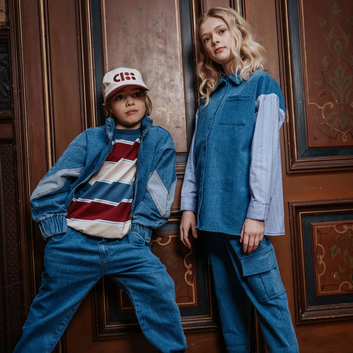 CARGO TROUSER | PATCHWORK DENIM