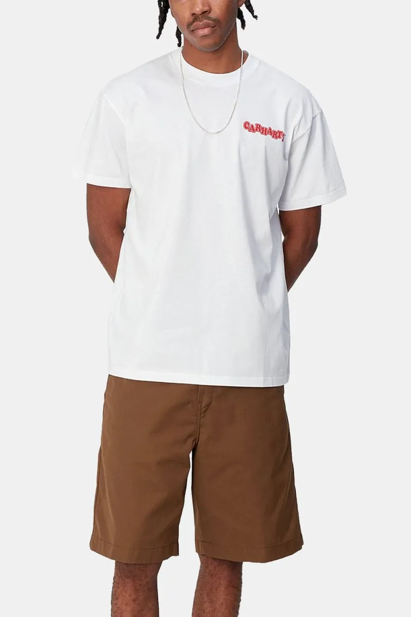 Carhartt WIP Short Sleeve Fast Food T-Shirt (White)