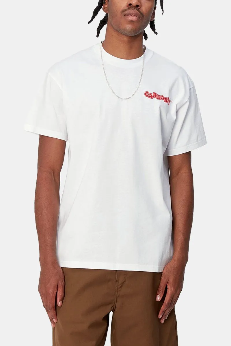 Carhartt WIP Short Sleeve Fast Food T-Shirt (White)