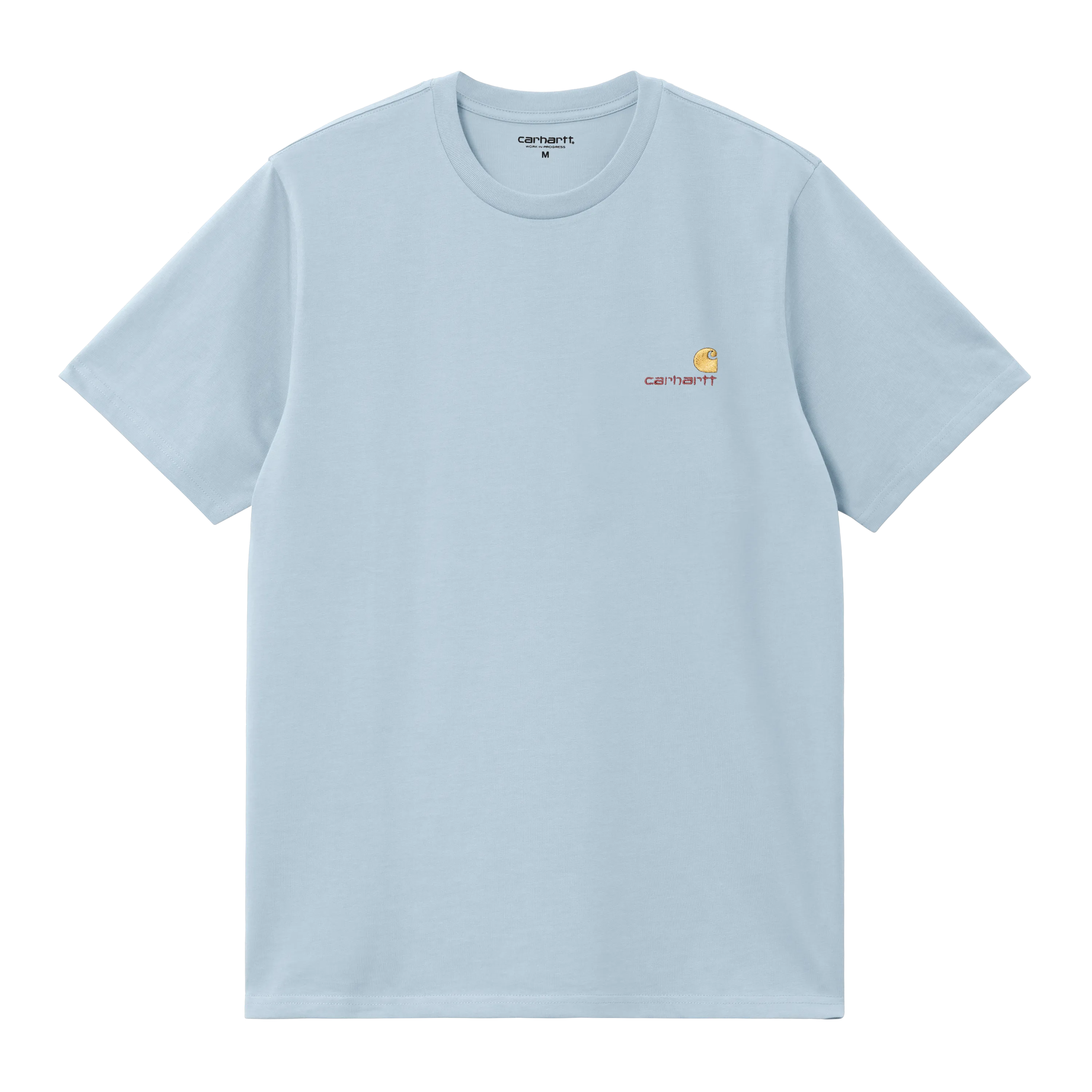 Carhartt WIP S/S American Script T-Shirt - Frosted Blue