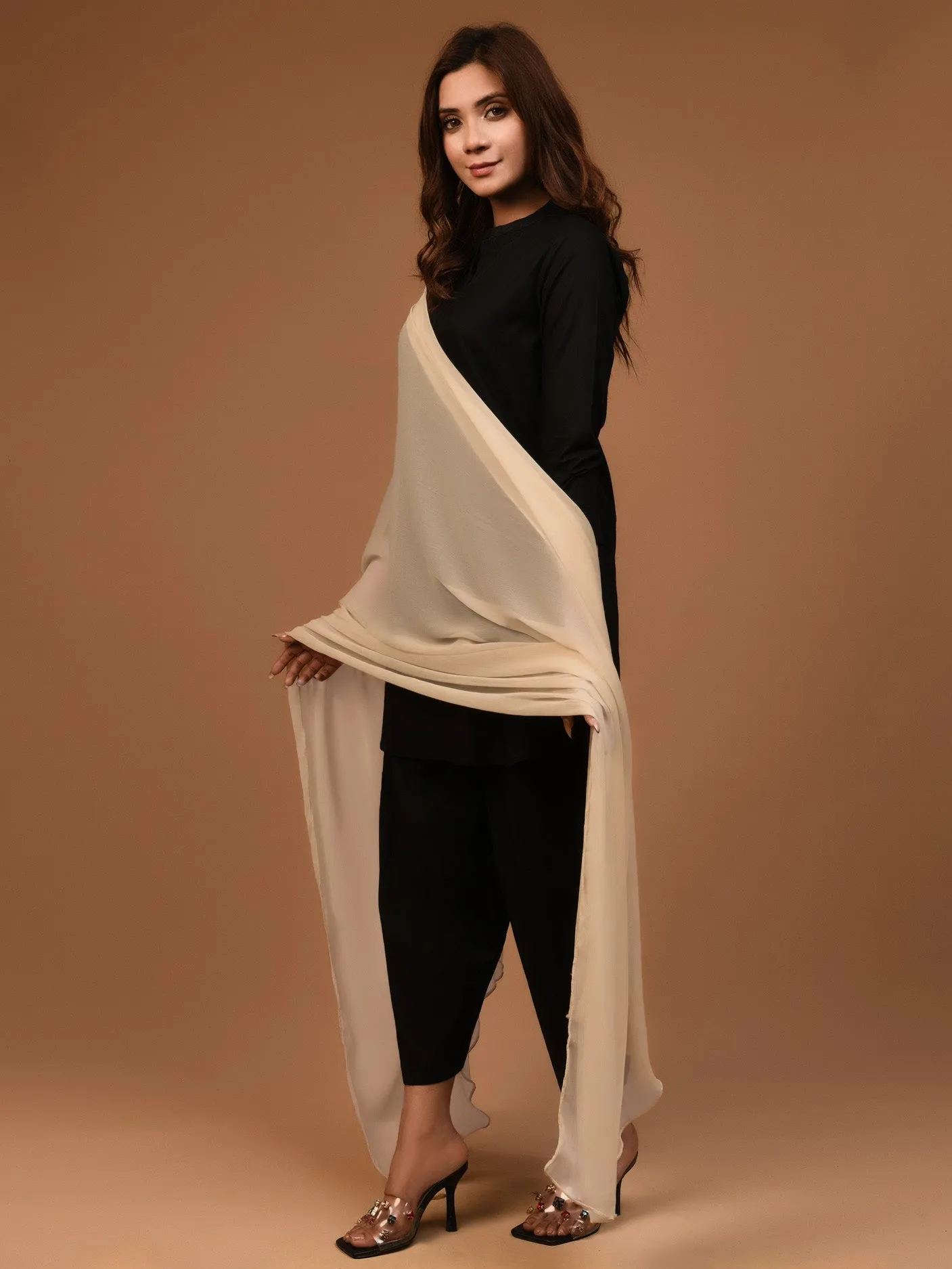 Chiffon Dupatta - Light Skin