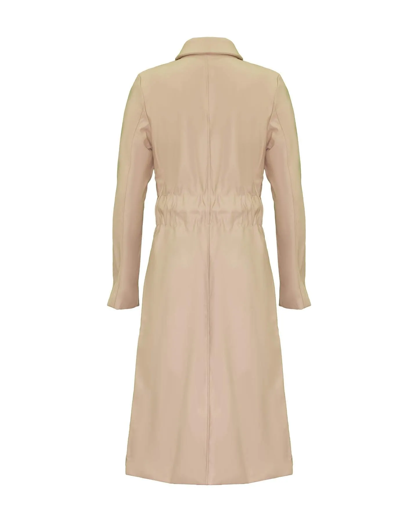 Cord Tie Trench Coat