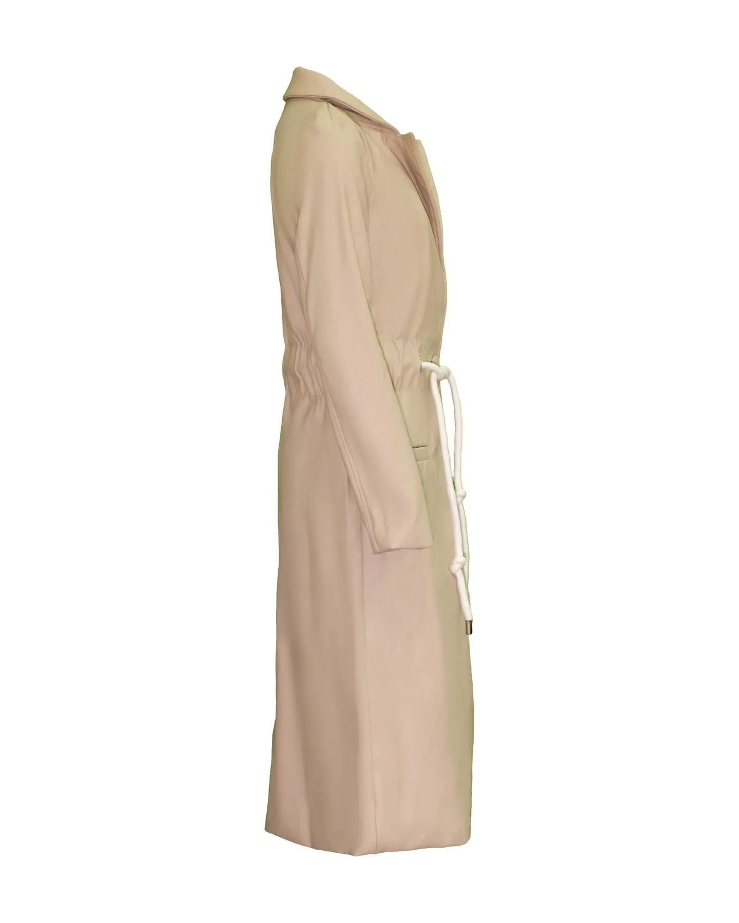 Cord Tie Trench Coat