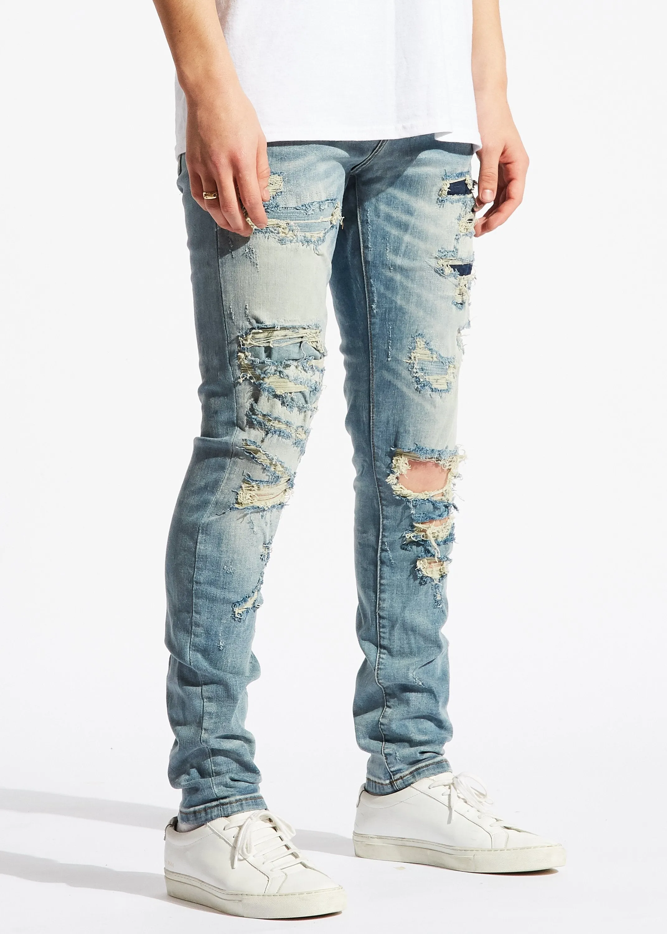 Darleen Standard Denim (Blue Distressed)