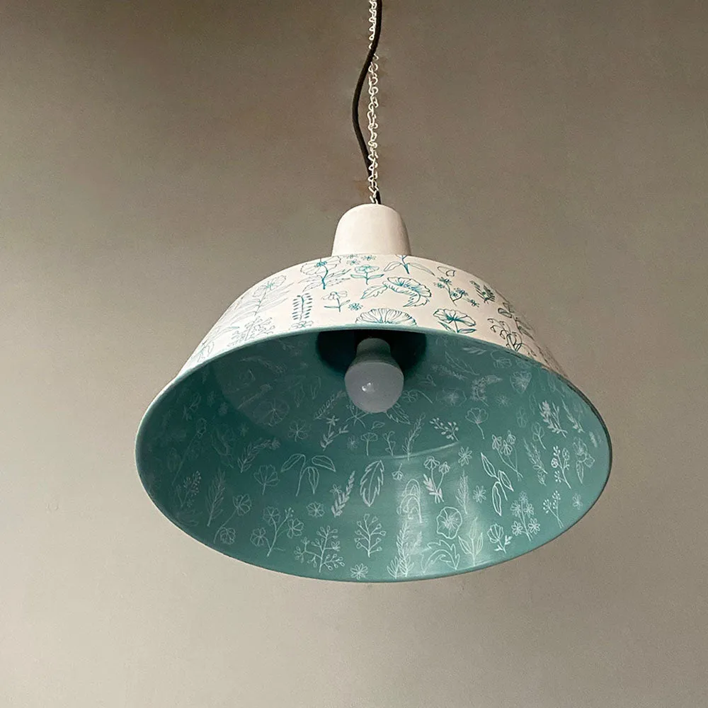 Flora Hand Painted Hanging Light