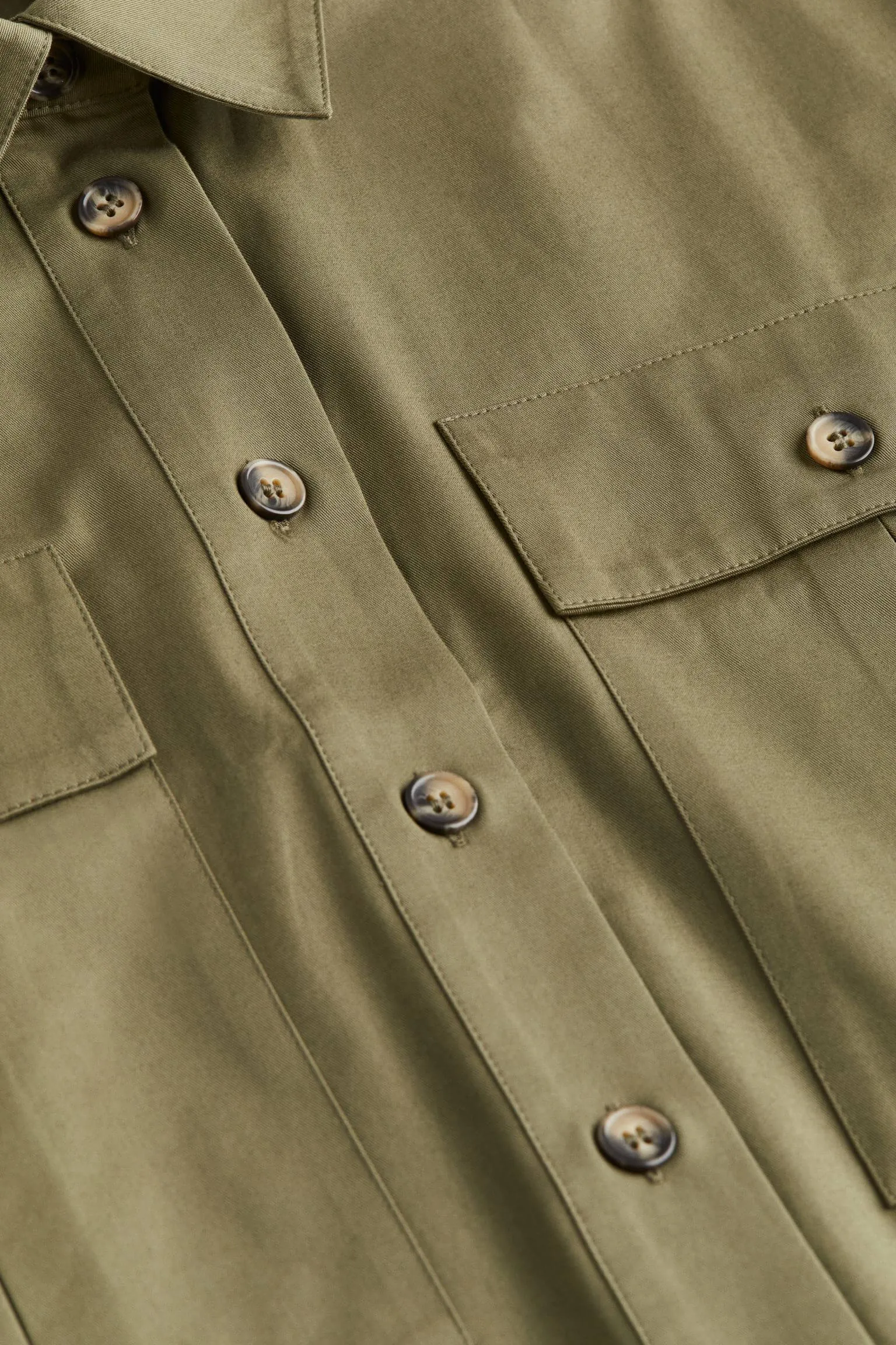 H&M Utility shirt, khaki