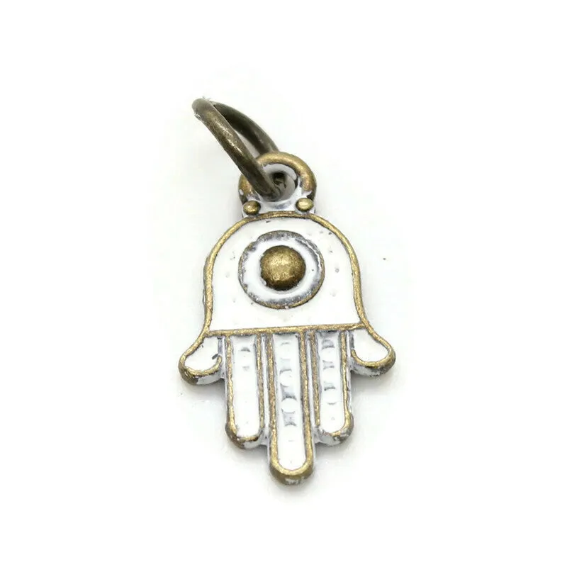 Hamsa Hand Charm Bracelet, Necklace, or Charm Only