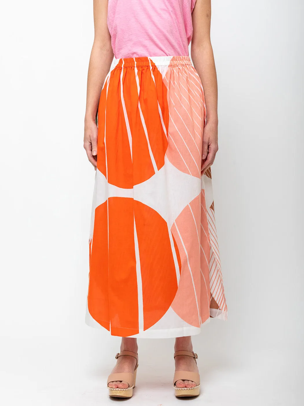 Juliette Cinetique Skirt - Orange
