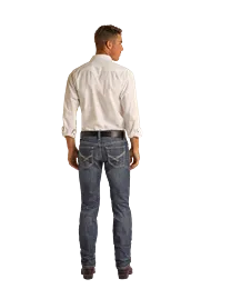 Rock & Roll Slim Fit Stretch Criss Cross Skinny Jeans