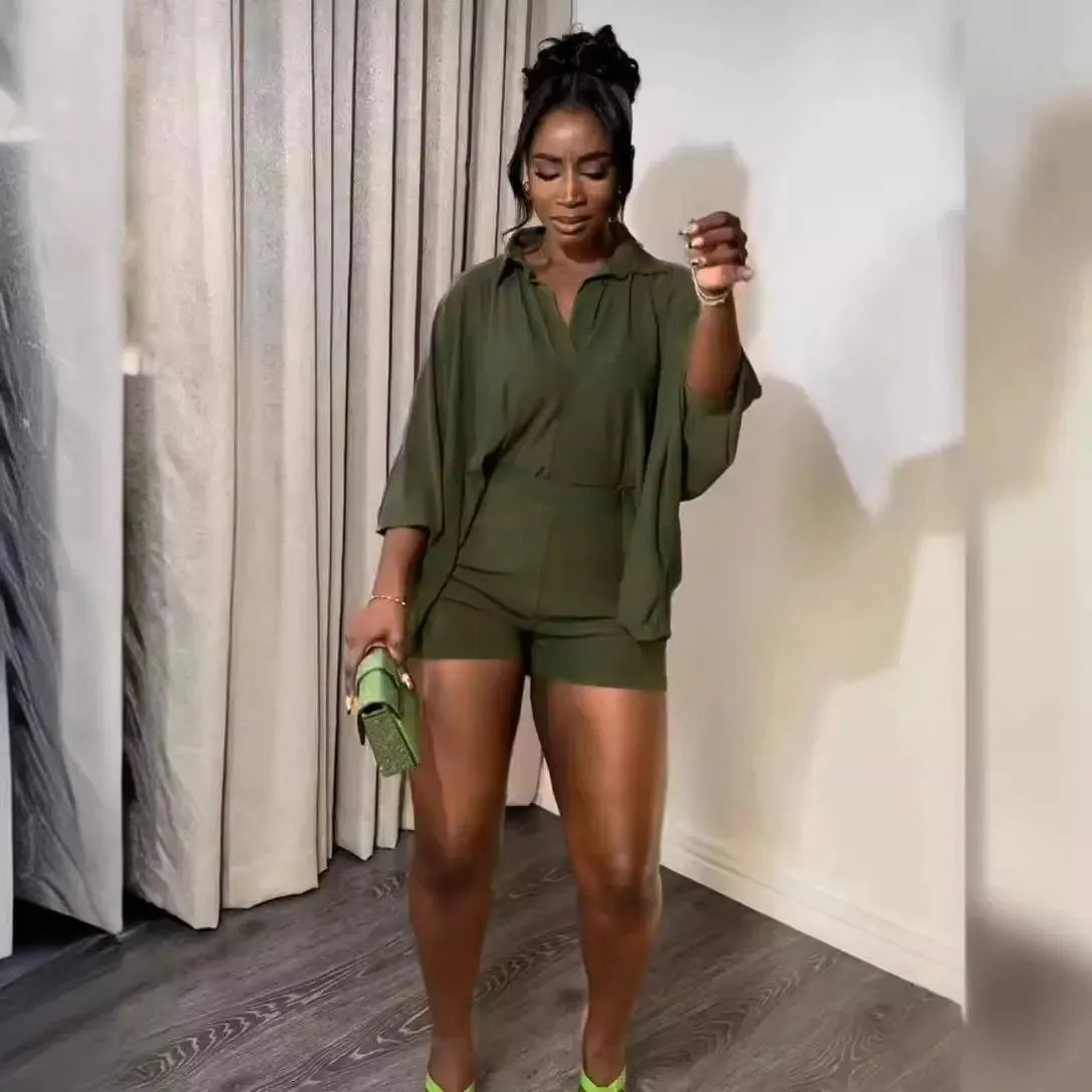 RQR Loose Full Sleeve Shirt and Shorts