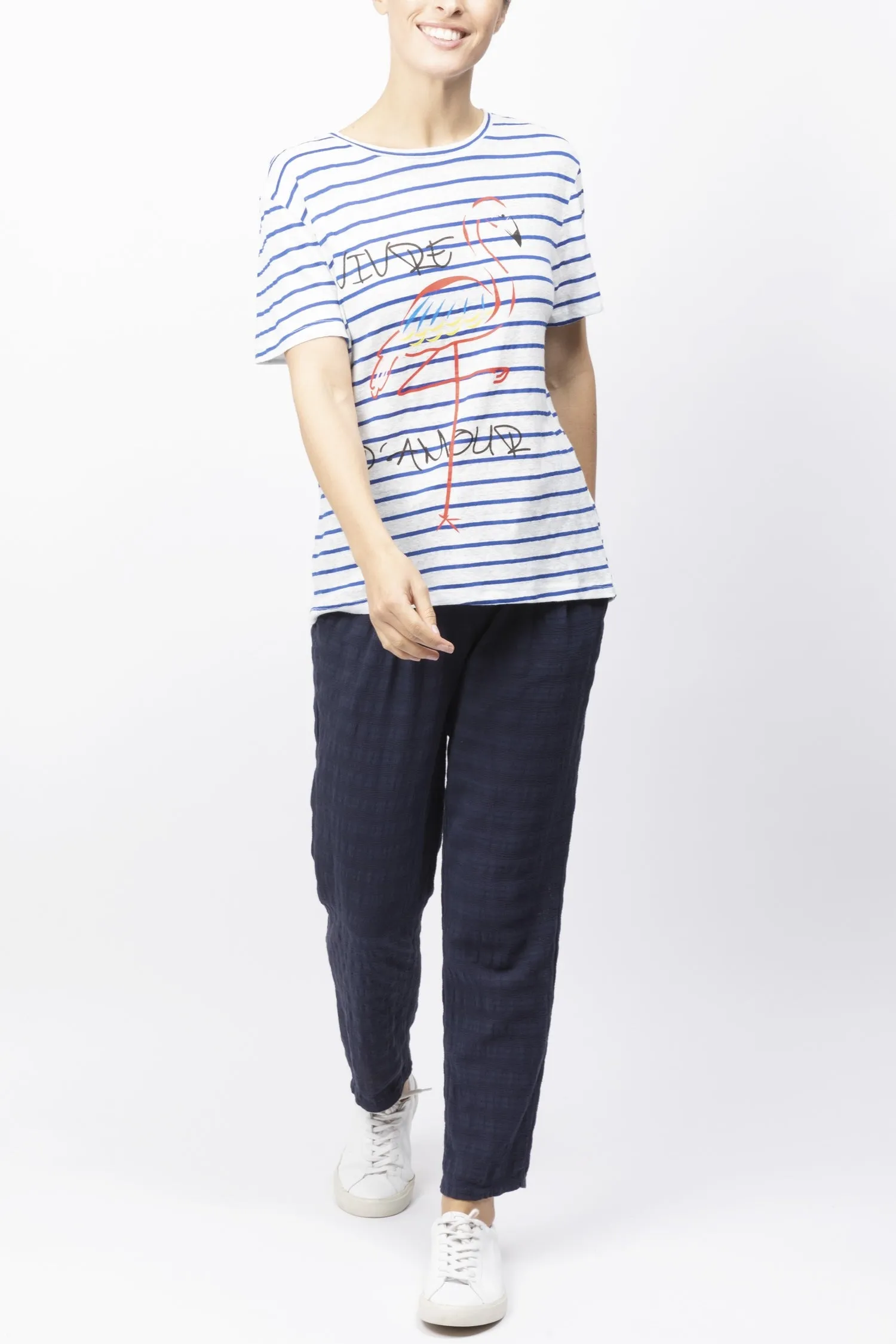 Tie-waist Wide Leg Pants