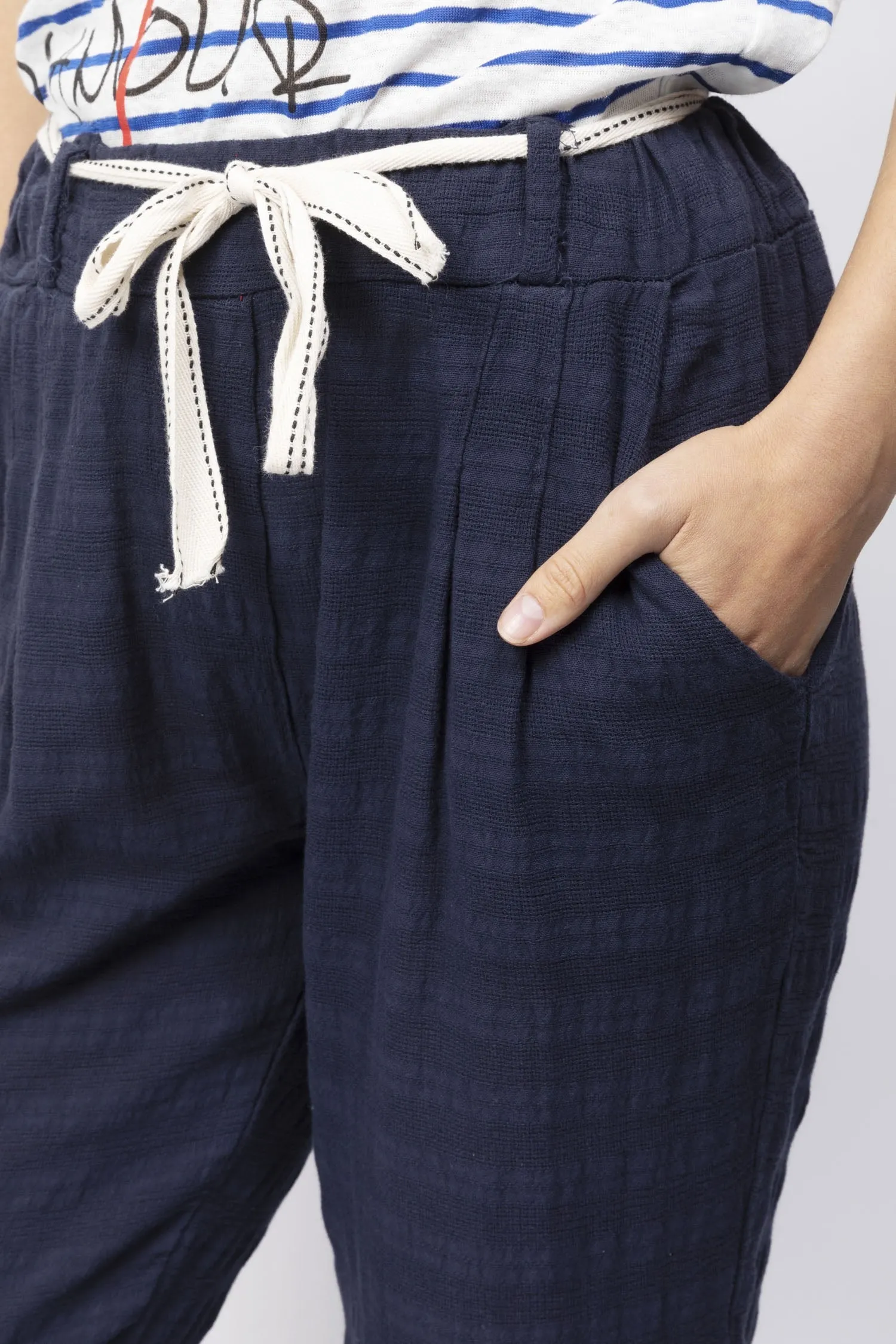 Tie-waist Wide Leg Pants