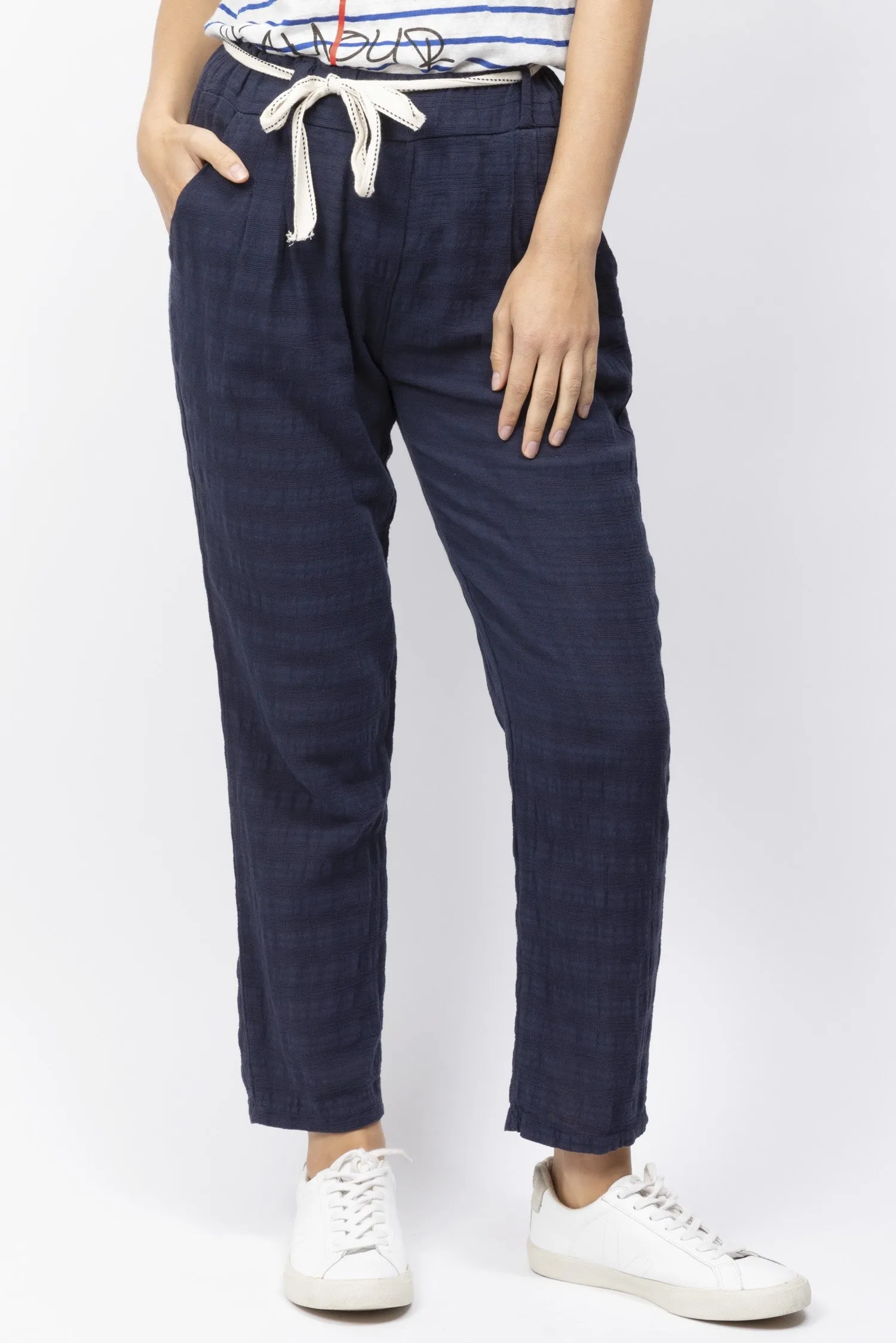 Tie-waist Wide Leg Pants