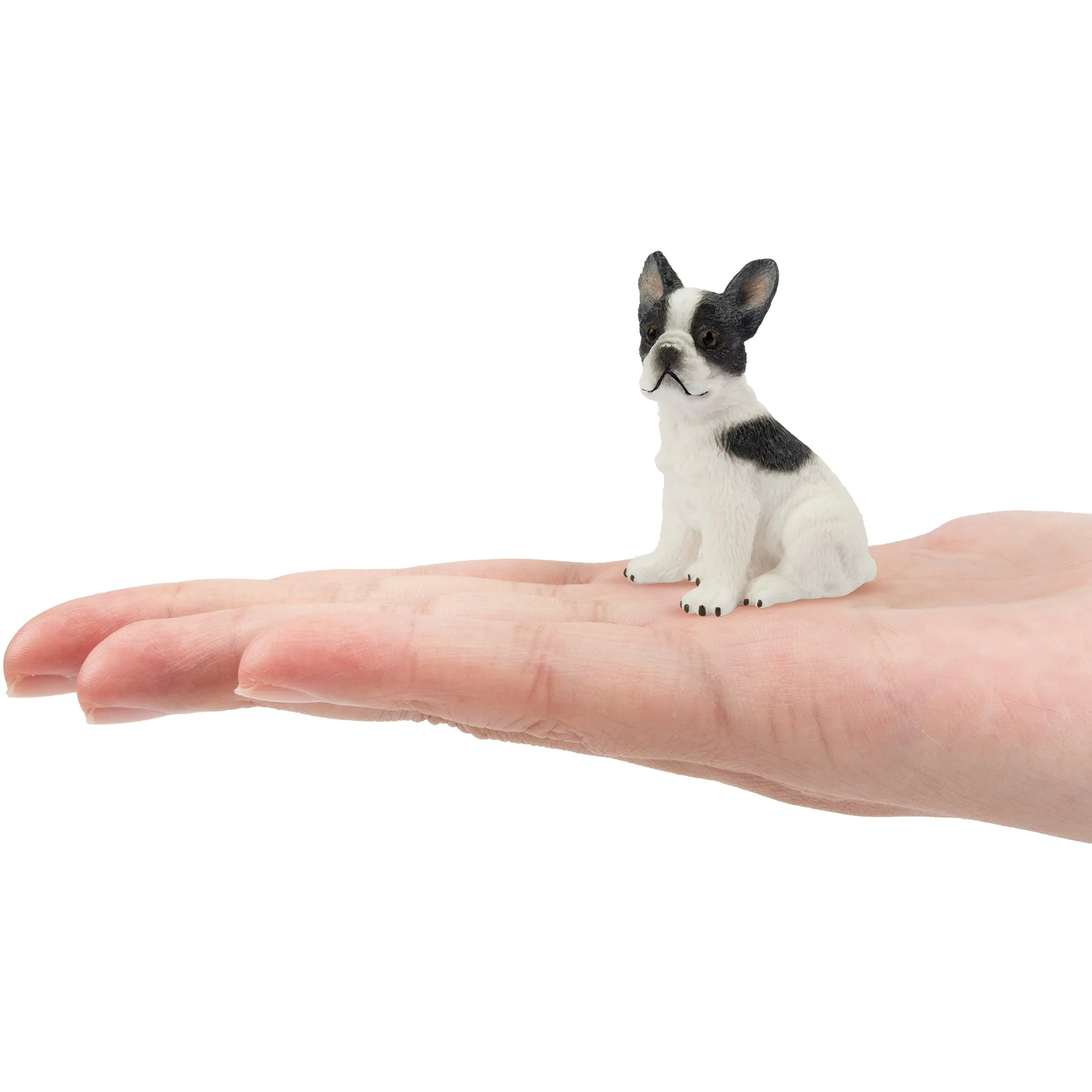 Toymany Mini Sitting French Bulldog Puppy Figurine Toy