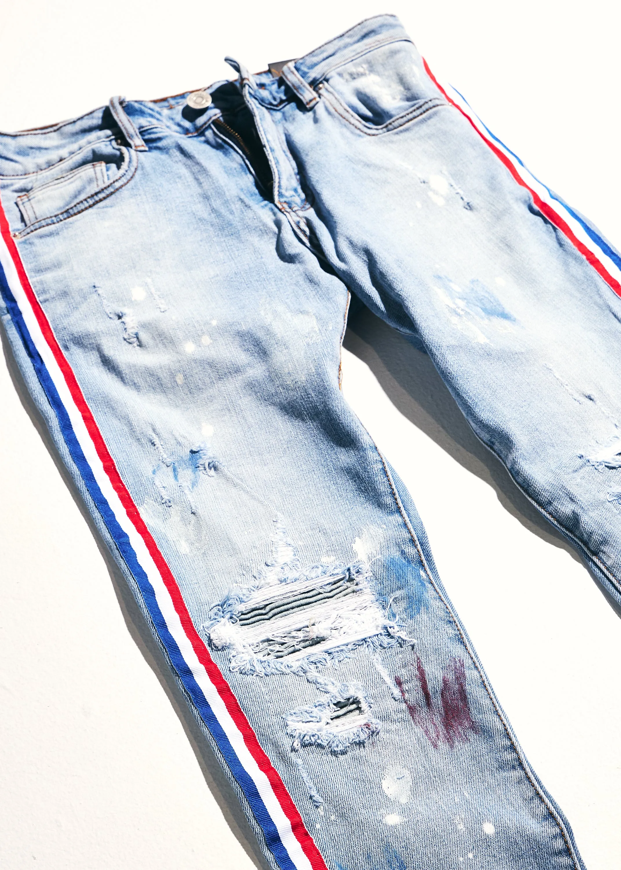 Willups Stripe Denim (Blue)